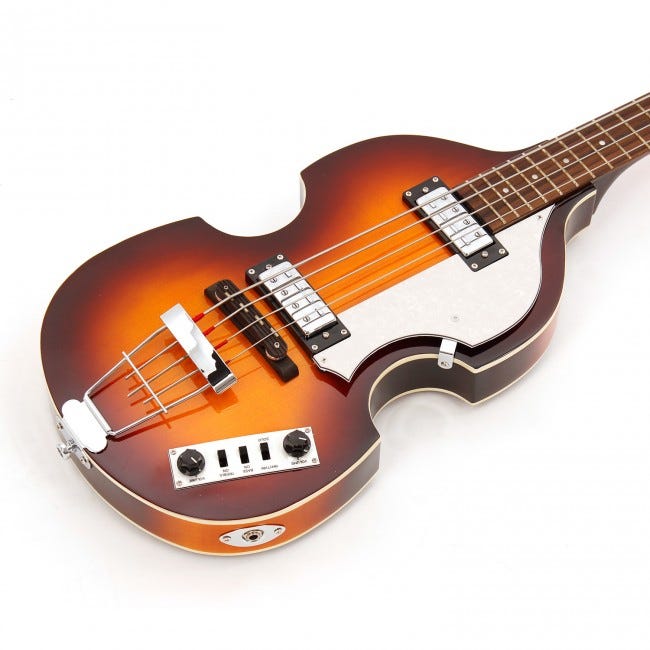 Hofner Ignition 4-String Short-scale Violin Bass w/Case - Sunburst