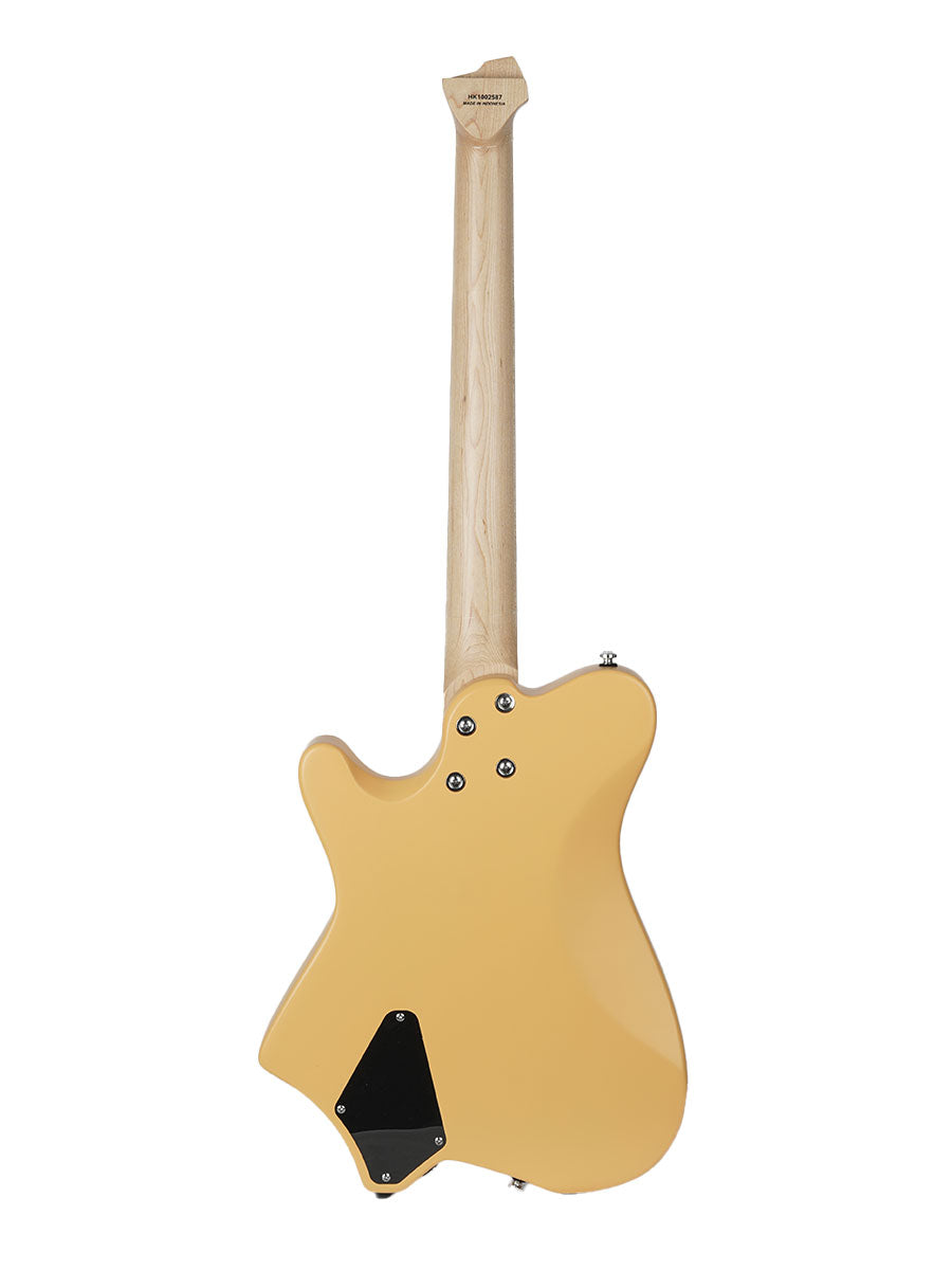 HILS HNT1M Headless Electric Guitar - Satin Butterscotch