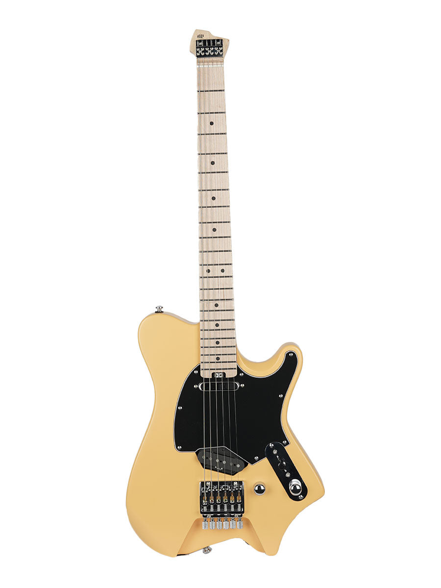 HILS HNT1M Headless Electric Guitar - Satin Butterscotch