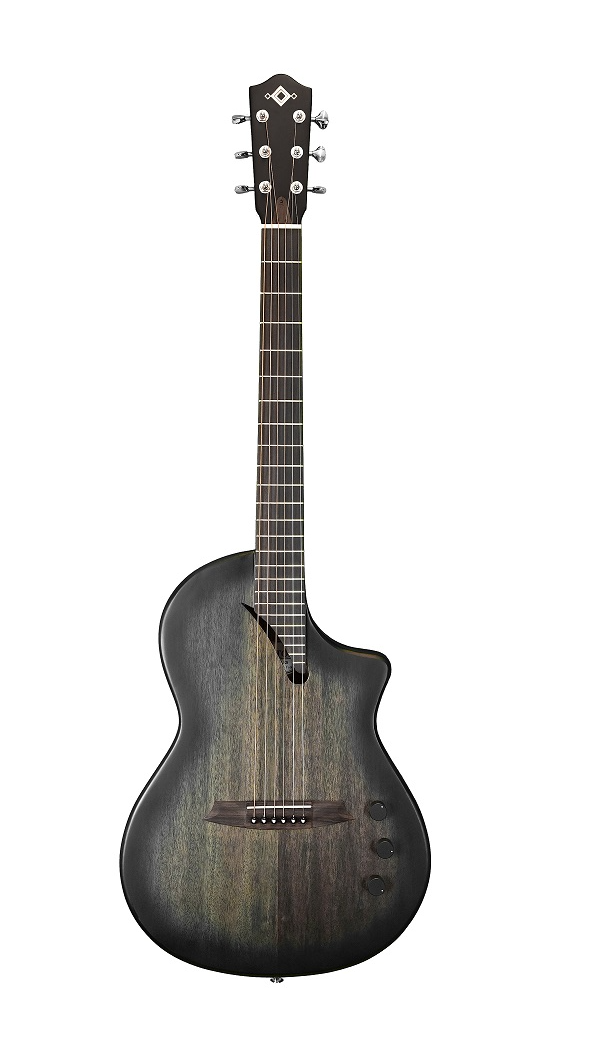 Katoh Hispania Mahogany Folk Acoustic Electric w/Bag - Trans Black