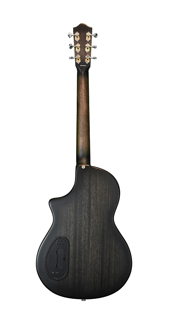 Katoh Hispania Mahogany Folk Acoustic Electric w/Bag - Trans Black