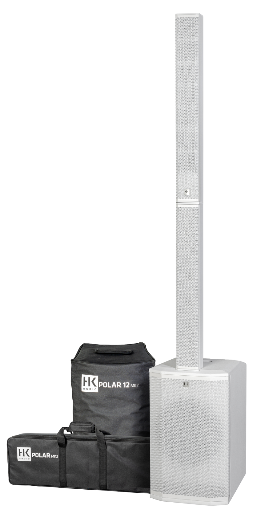 HK Audio Polar 12 MK2 Column PA System - White