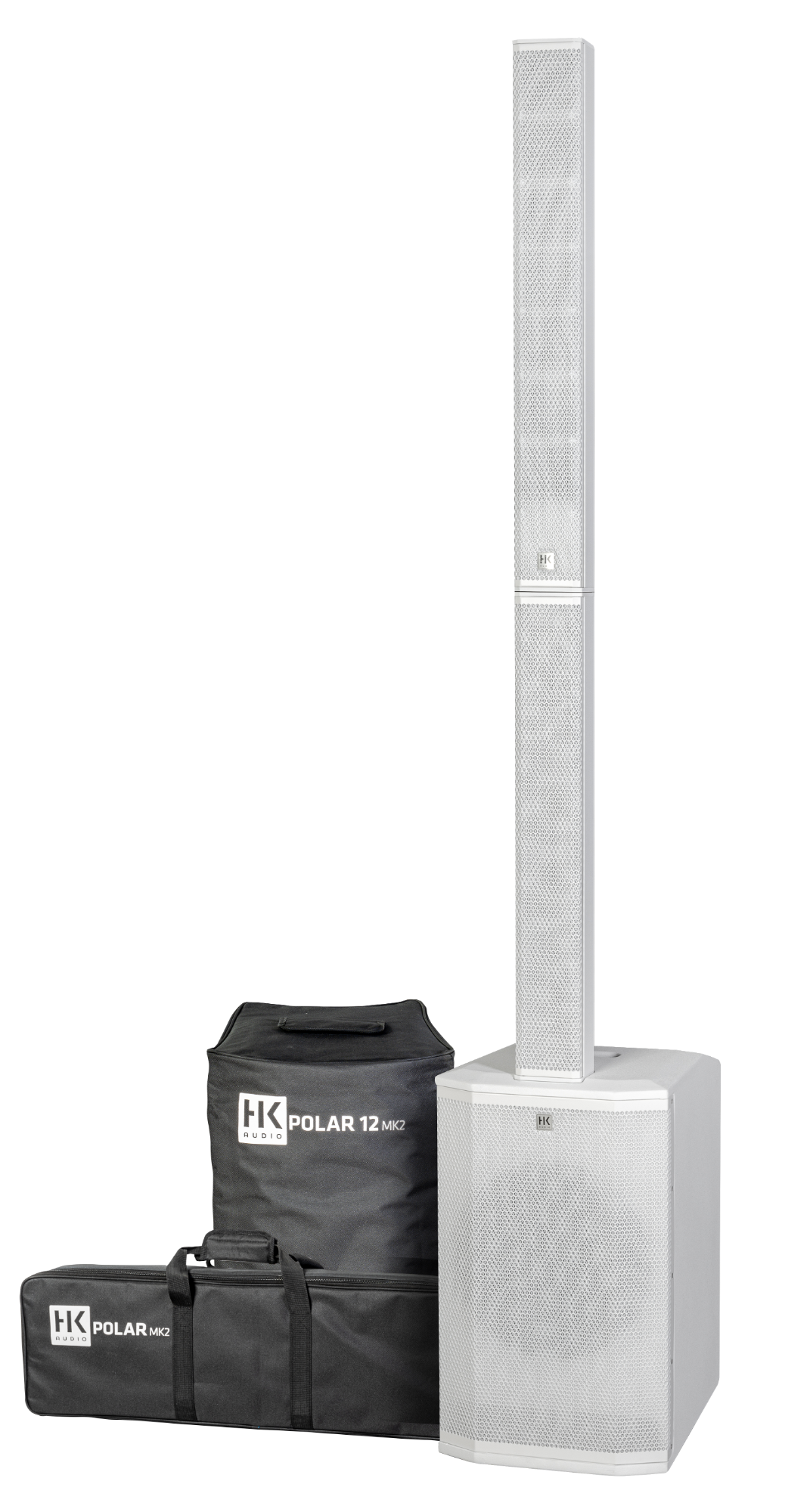 HK Audio Polar 12 MK2 Column PA System - White