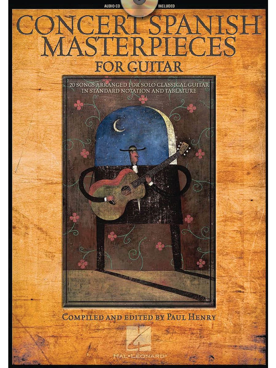 Concert Spanish Masterpieces For Guitar Bk/Cd