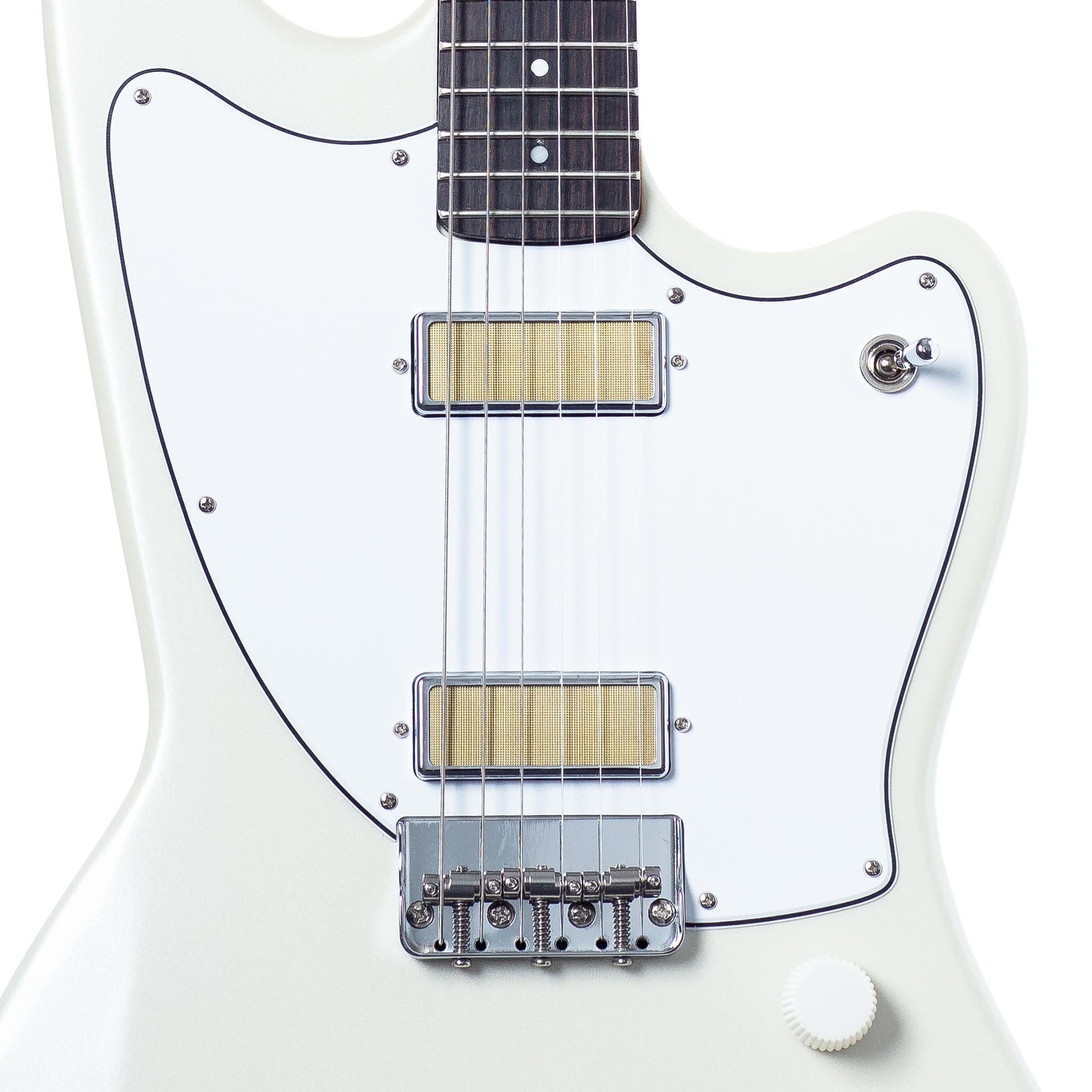 Harmony Silhouette Electric Guitar w/MONO Bag - Pearl White