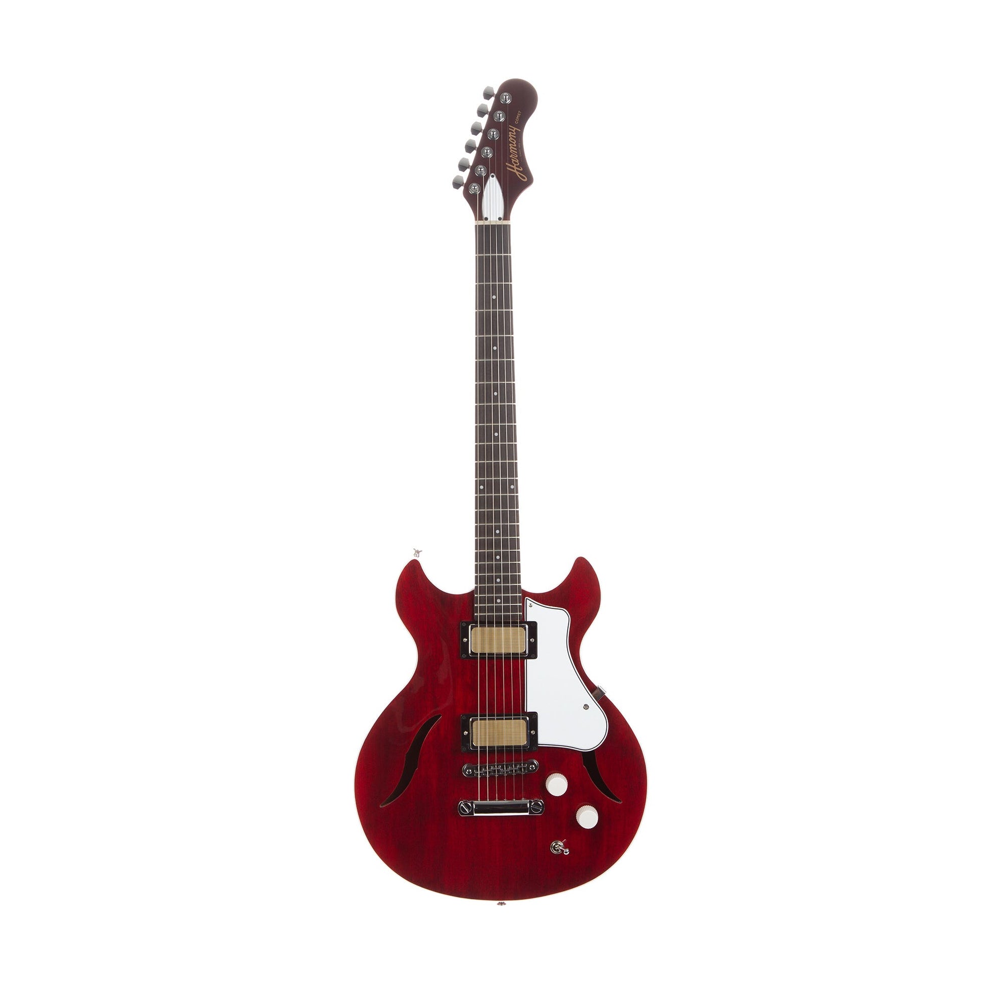 Harmony Standard Comet Electric Guitar W/MONO Vertigo Bag  - Transparent Red