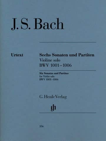 Sonatas And Partitas New Edition Vln Solo