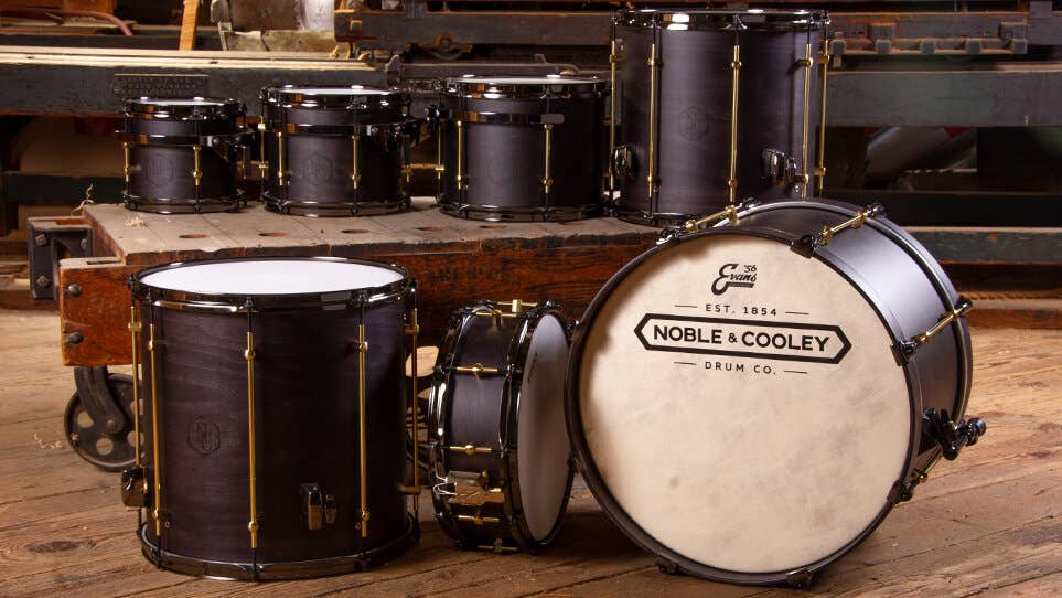 Noble and Cooley Horizon 5pc Drum Kit - Blackwash Matte