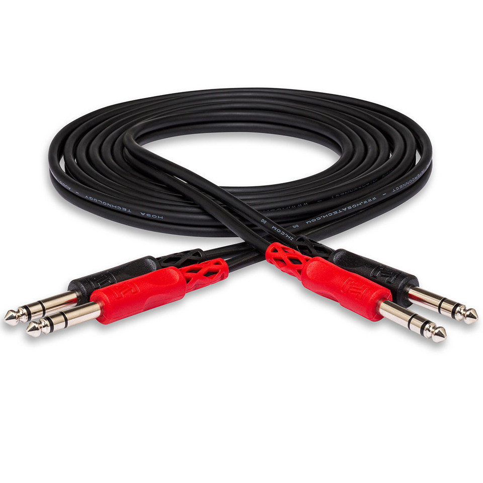 Hosa Dual 1/4" TRS - 1/4" TRS Cable - 3m (CSS203)