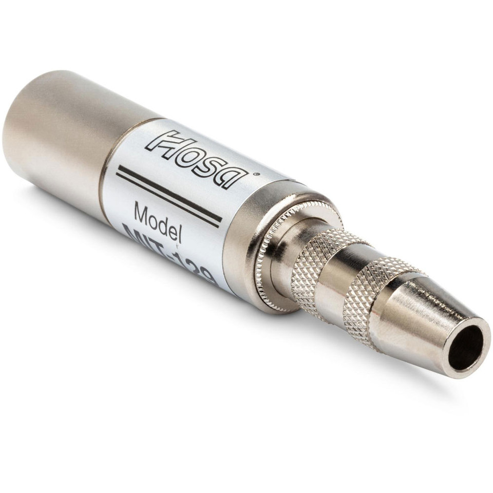 Hosa MIT-129 Impedance Transformer - 1/4" TSF - XLR3M