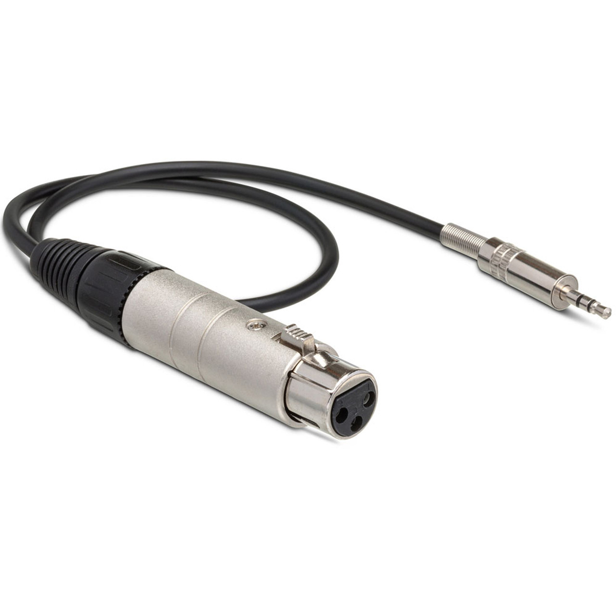 Hosa MIT-156 Impedance Transformer - XLR3F - 3.5mm TRS (45cm cable)