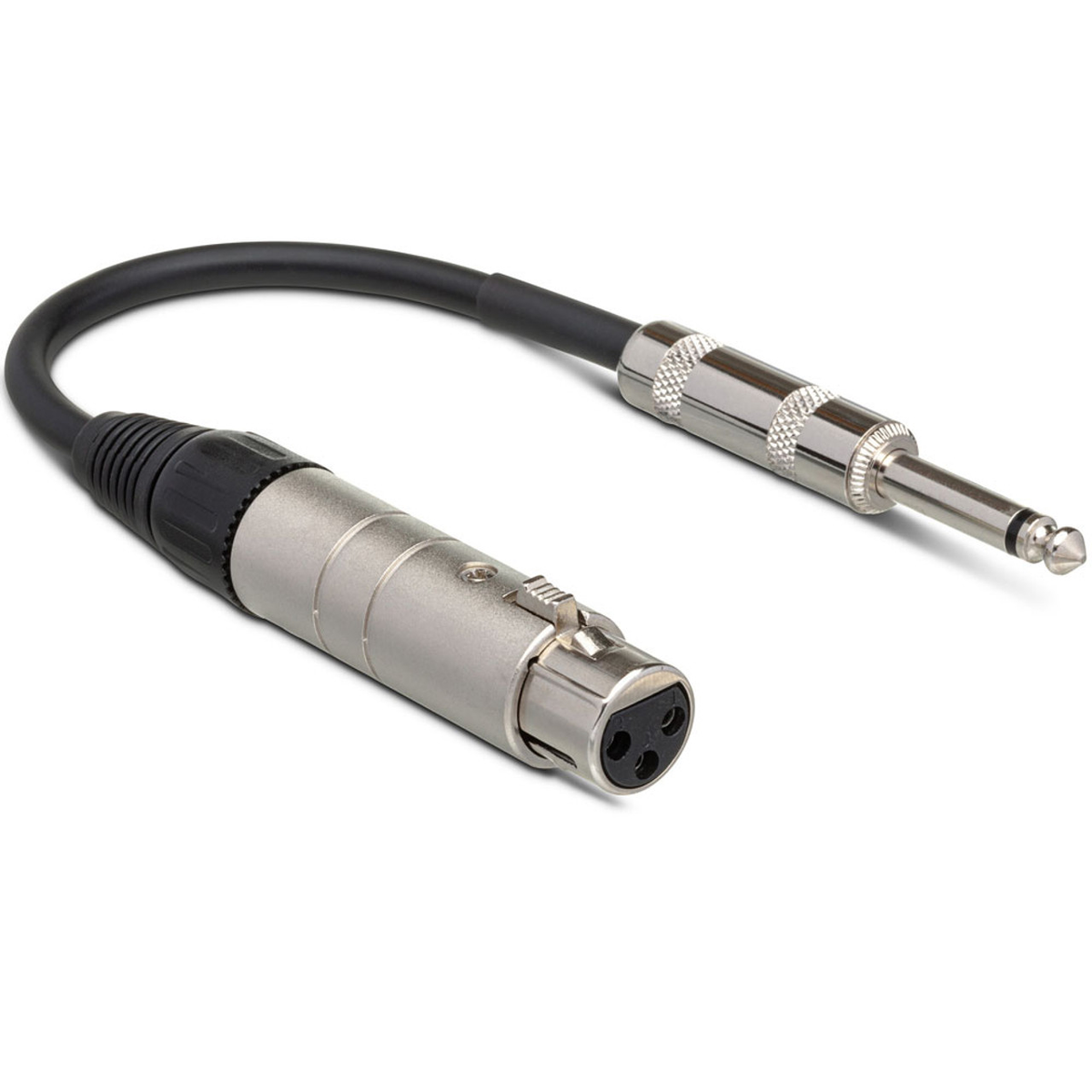 Hosa MIT-176 Impedance Transformer - XLR3F - 1/4" TS (15cm cable)