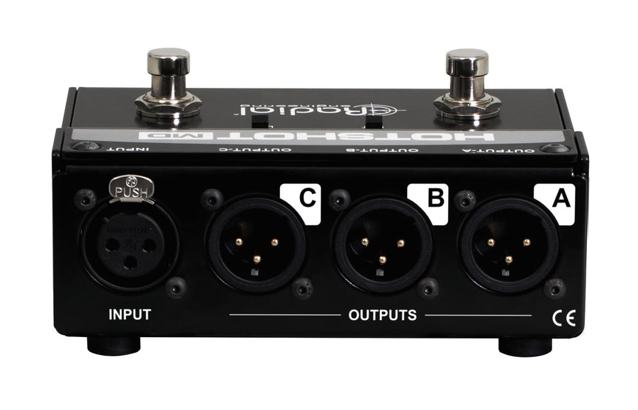 Radial HOTSHOT-MD Dynamic Mic switcher