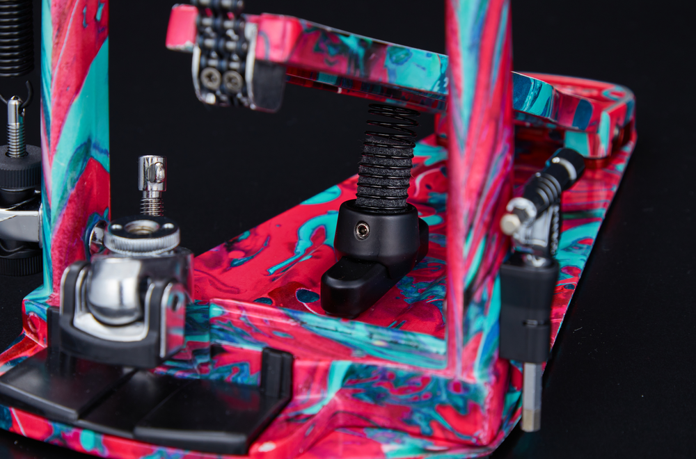 TAMA 50th Limited Iron Cobra Marble Coral Swirl Power Glide Single Pedal