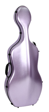 Hq 4/4 Cello Case w/Wheels - Brushed Mauve