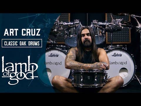 Ludwig Classic Oak FAB 22 Drum Kit - Shell Pack - Smoke Finish