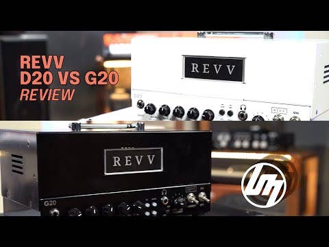 Revv Amplification D20 All-Tube Amp w/Built-in Torpedo Reactive Load - White - Open Box / One Only