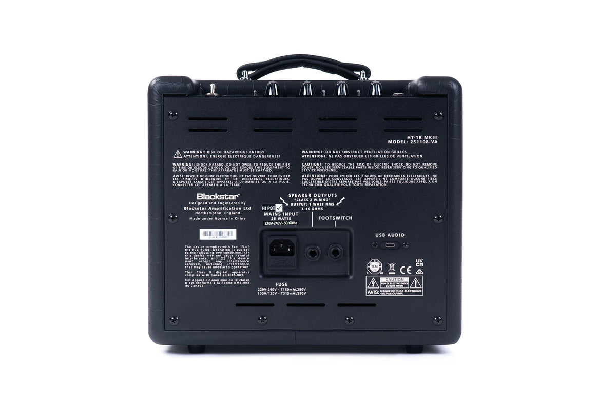 Blackstar HT-1R MKIII - 1W 1X8" Valve Combo w/Reverb