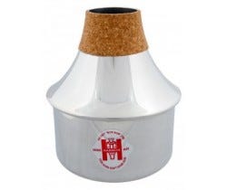 The Original Harmon Trumpet Symphony Wow Wow Mute - Aluminium  - HTRPCA