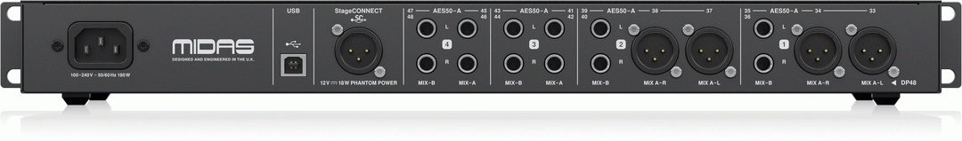 Midas HUB4 Monitor System Hub