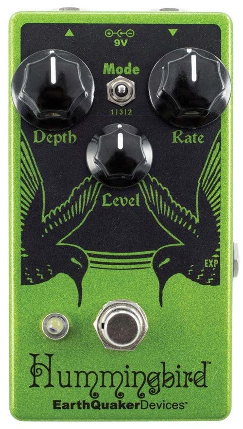 EarthQuaker Devices Hummingbird v4 Repeat Percussions Tremolo Pedal
