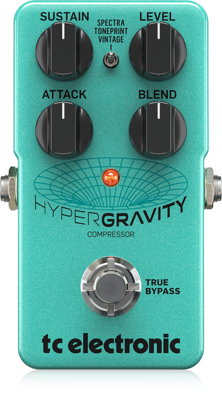 TC Electronic HyperGravity Compressor Guitar Pedal