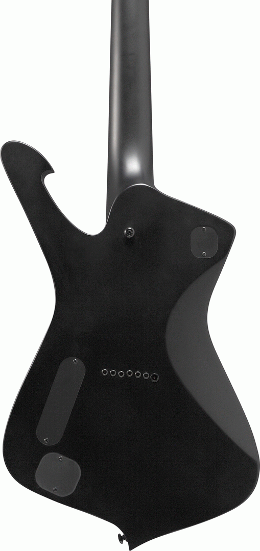 Ibanez Iron Label Iceman ICTB721 7-String Guitar w/Gigbag - Black Flat