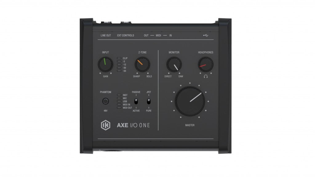 IK AXE I/O ONE - 1-in/3-out USB Audio Interface w/Guitar Tone Shaping