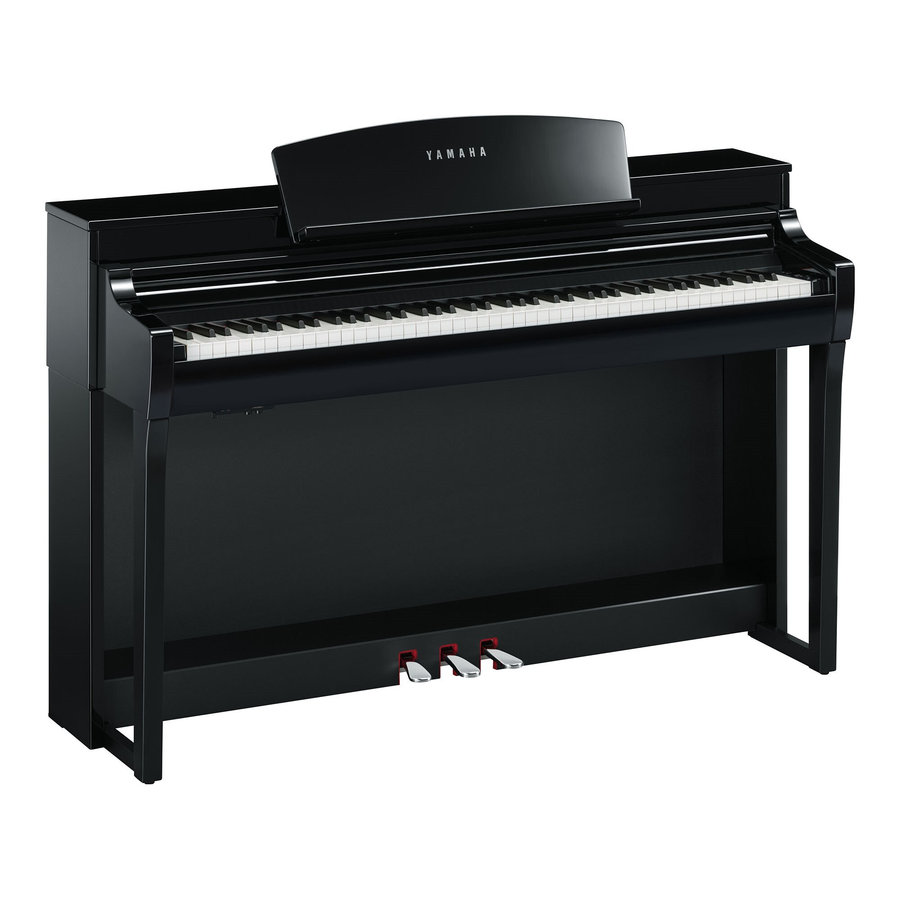 Yamaha CSP255PE Clavinova Digital Piano w/Bench - Polished Ebony