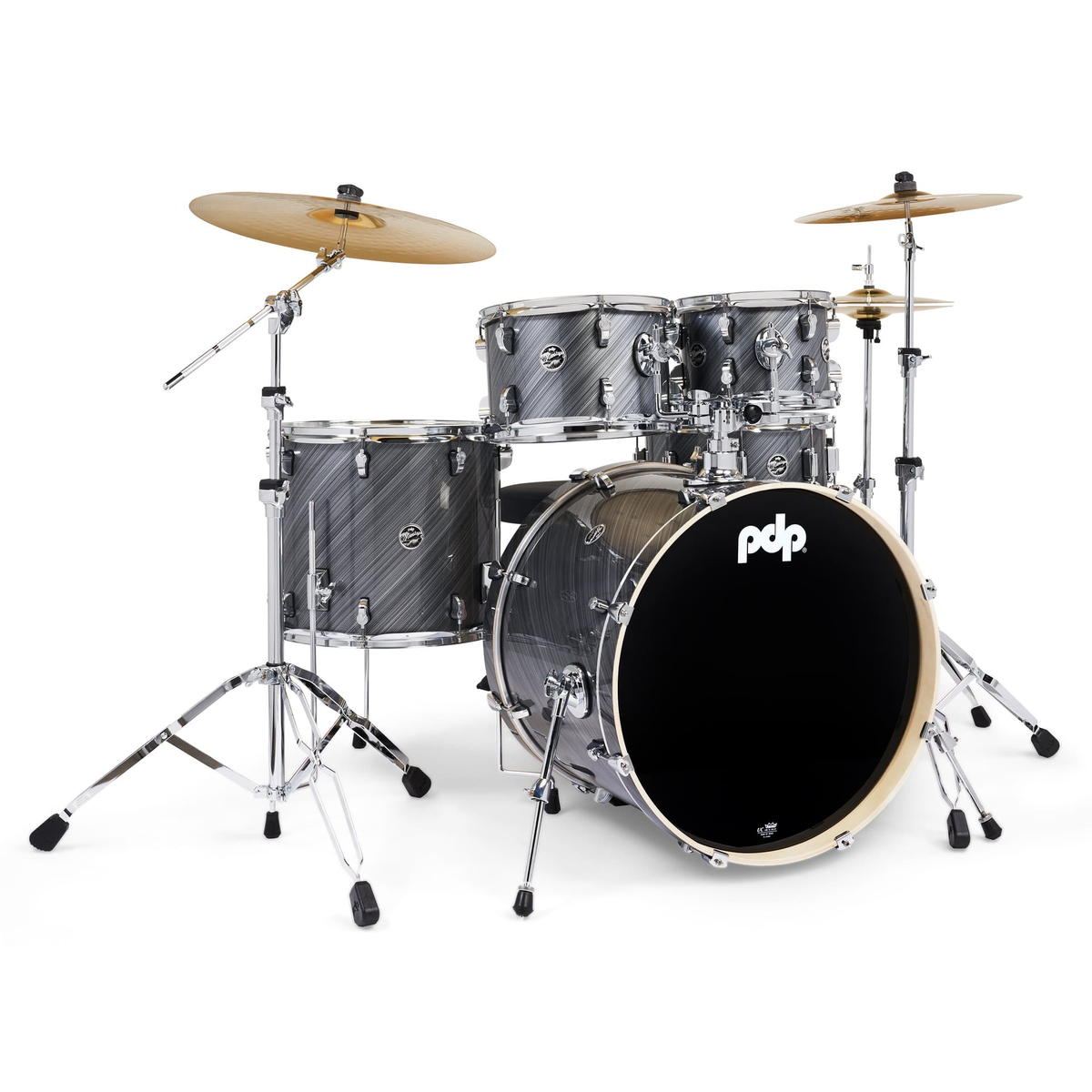 PDP Mainstage 5pc Drum Kit w/HW + Cymbals - TW Graphite
