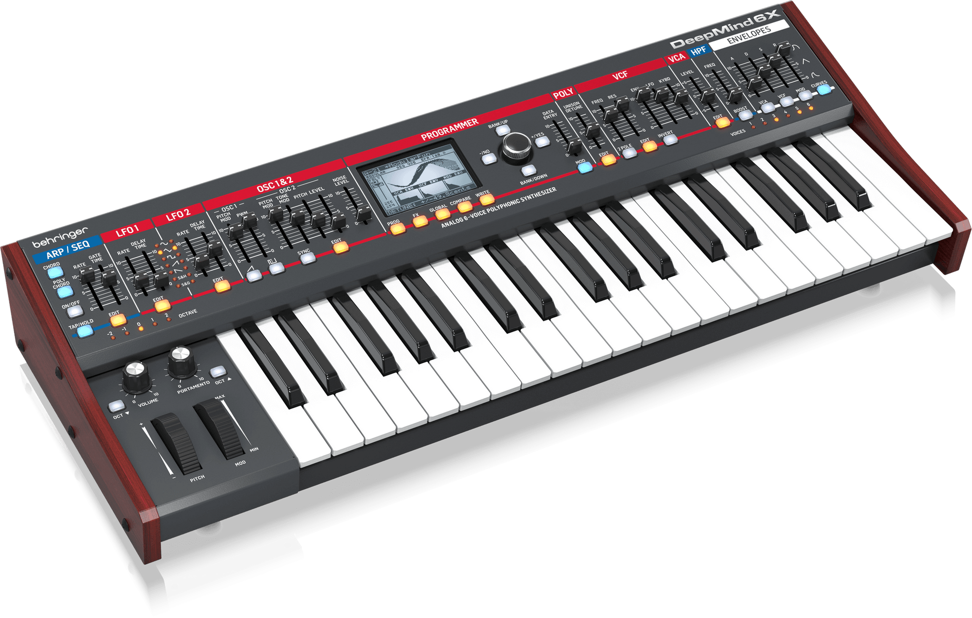 Behringer DeepMind 6X True Analog 6-Voice Polyphonic Synth Keyboard