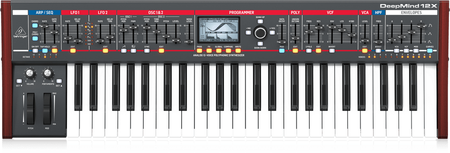 Behringer DeepMind 12X True Analog 12-Voice Polyphonic Synth Keyboard