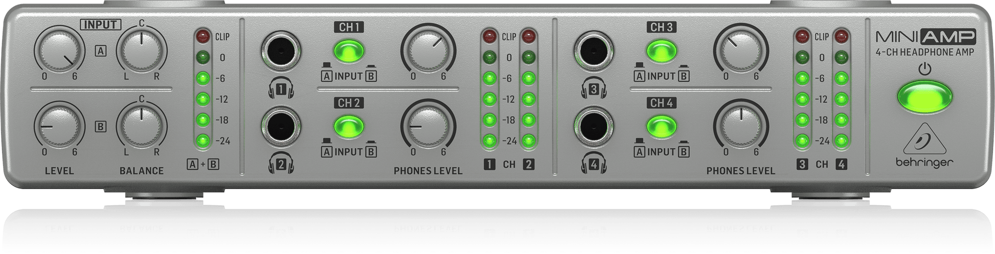 Behringer AMP800 v2 4ch Headphone Amplifier