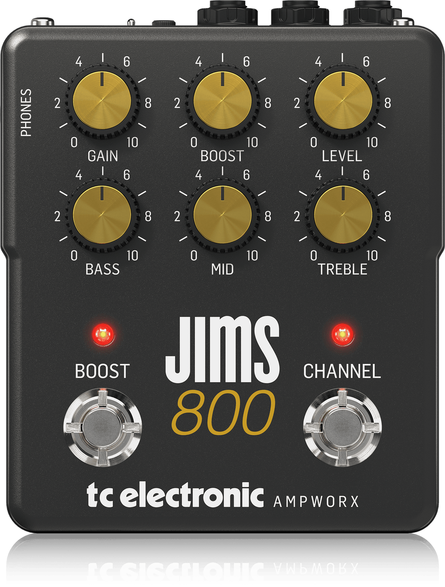 TC Electronic AmpWorx Hi-Gain JIMS 800 2ch Preamp Pedal