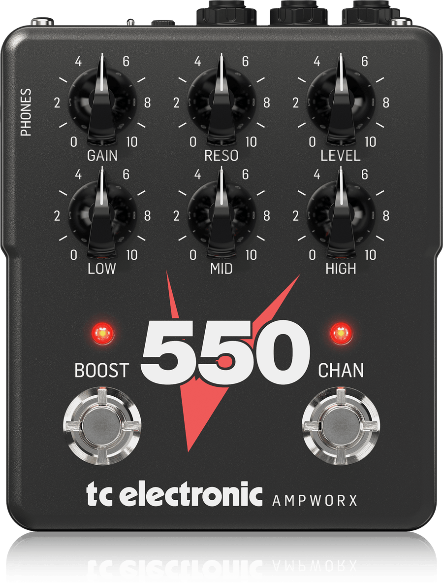 TC Electronic AmpWorx Hi-Gain V550 2ch Preamp Pedal