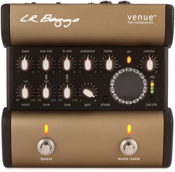LR Baggs Venue DI Acoustic Guitar Preamp w/Tuner