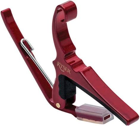 Kyser KG6RA 6-String Guitar Capo - Ruby Red