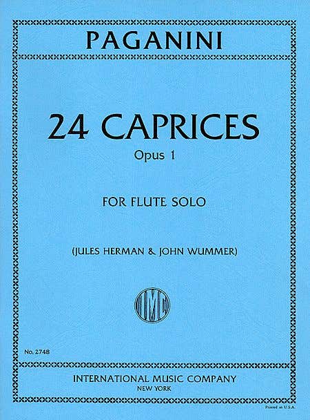 caprices 24 op 1 flute / PAGANINI (IMC)