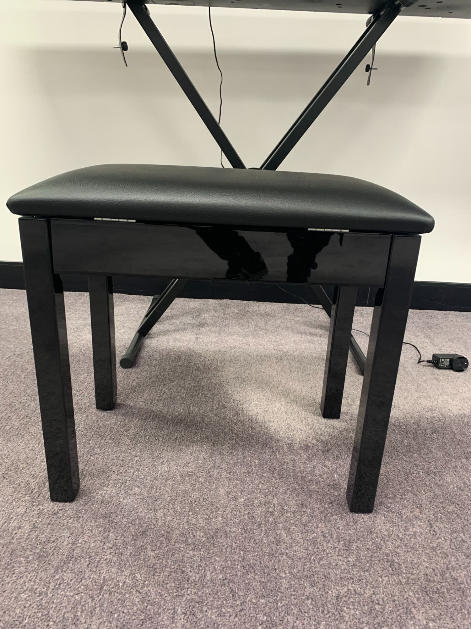 Artesia Pro B12BK Piano Bench - Black