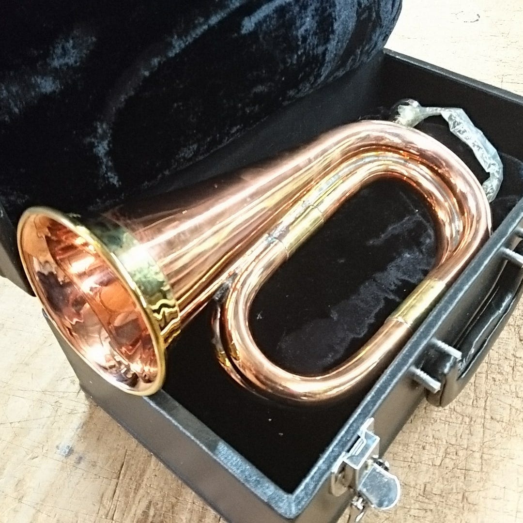 British Band Instruments RSL Centenary Model Bb Bugle - Copper