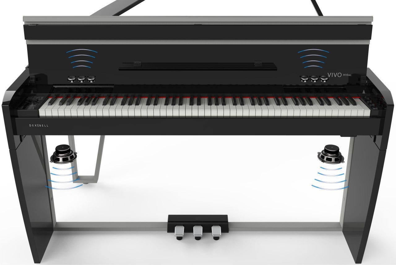 Dexibell VIVO H10MG Mini Grand Digital Piano - Black Polished