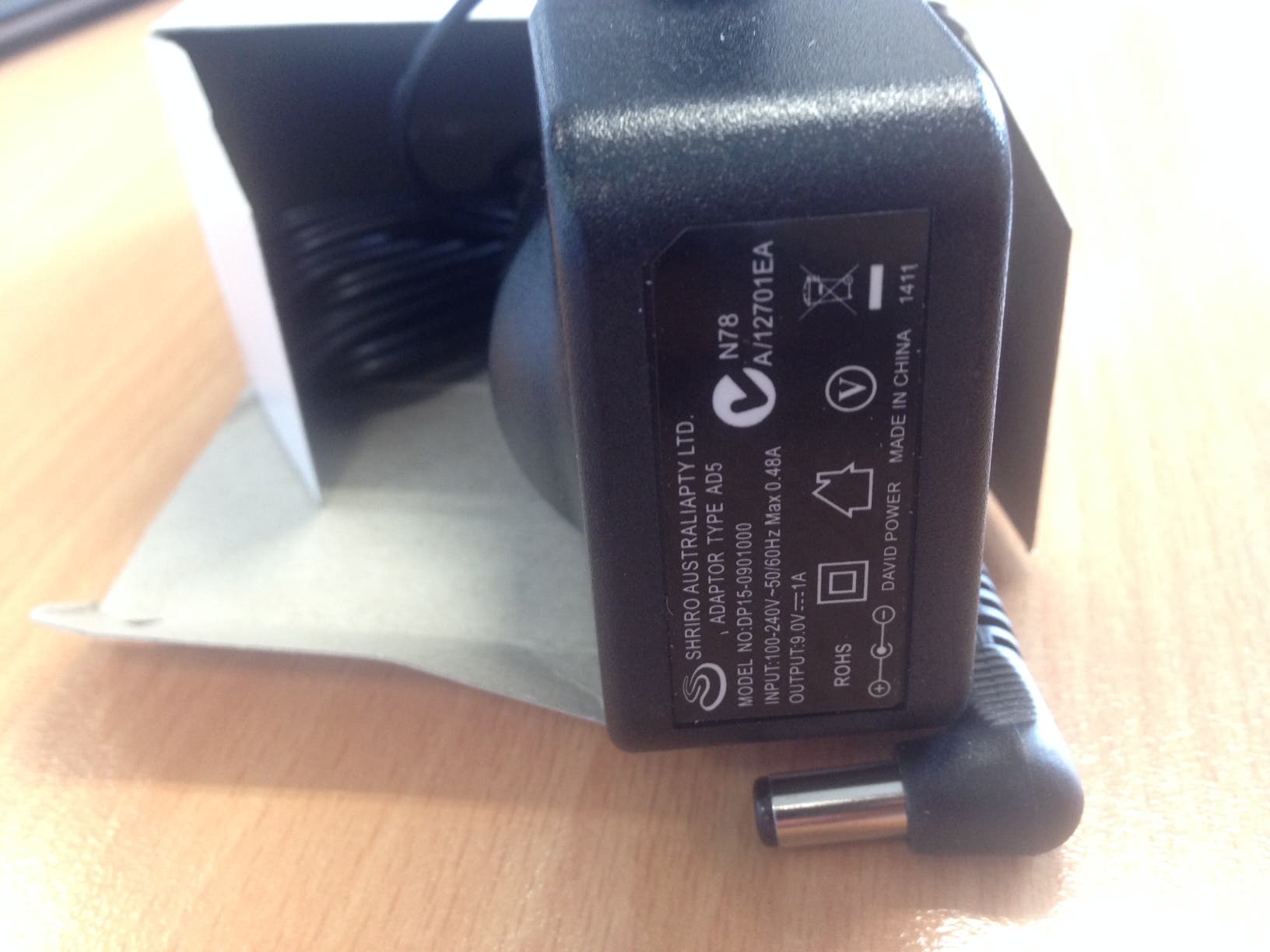 Casio AD5 9V Power Adaptor (suits CTK series)