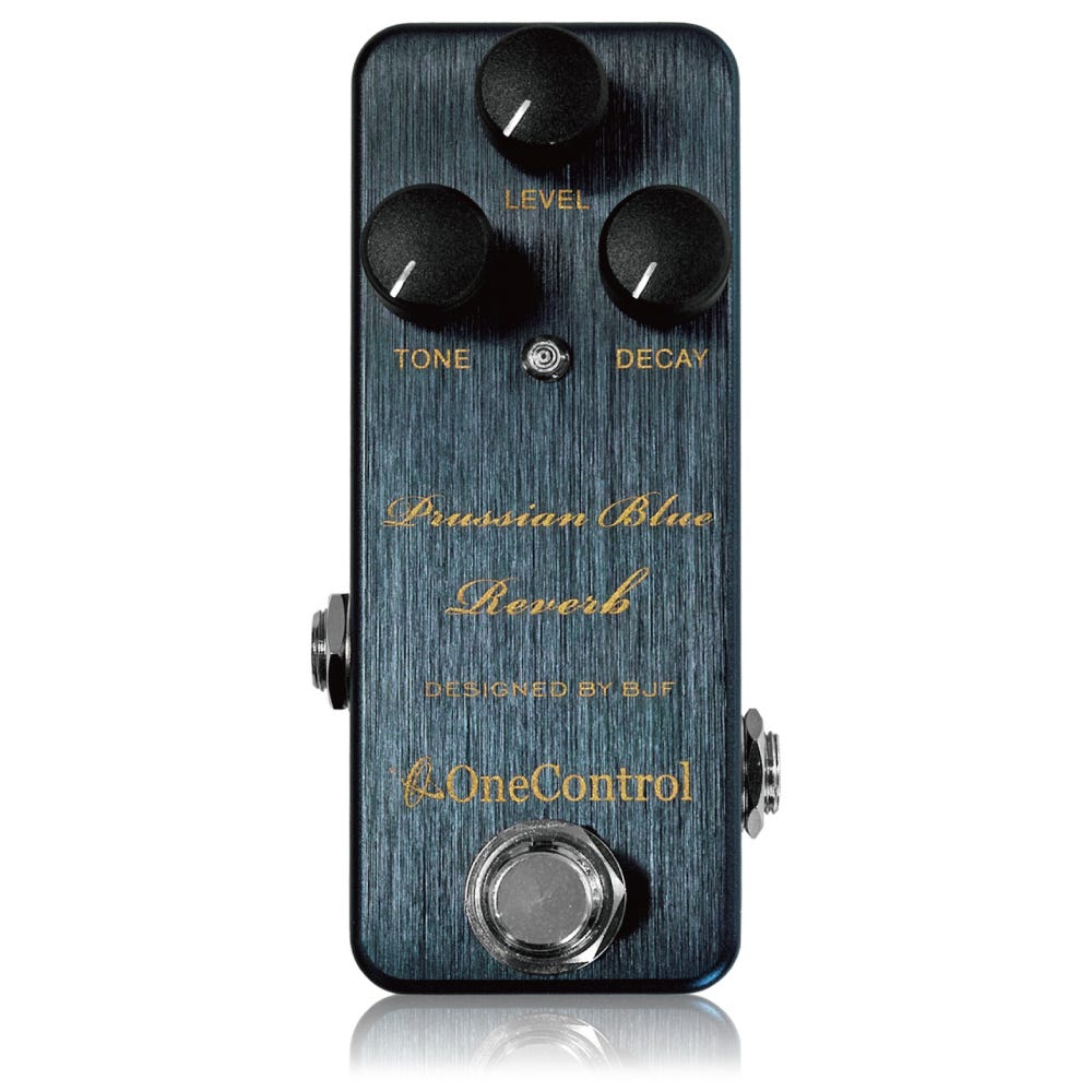 One Control BJF Prussian Blue Reverb Pedal