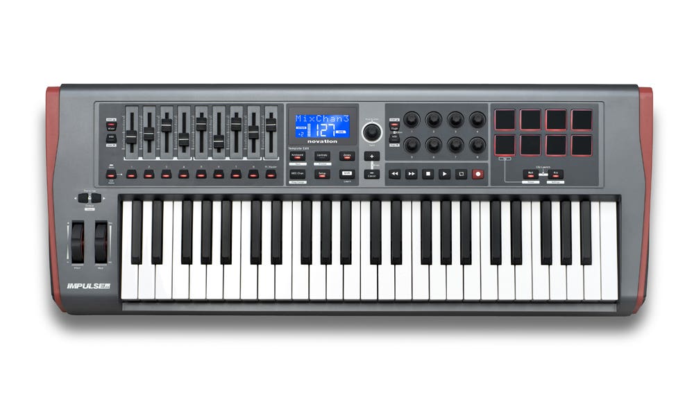 Novation Impulse 49 MIDI controller keyboard