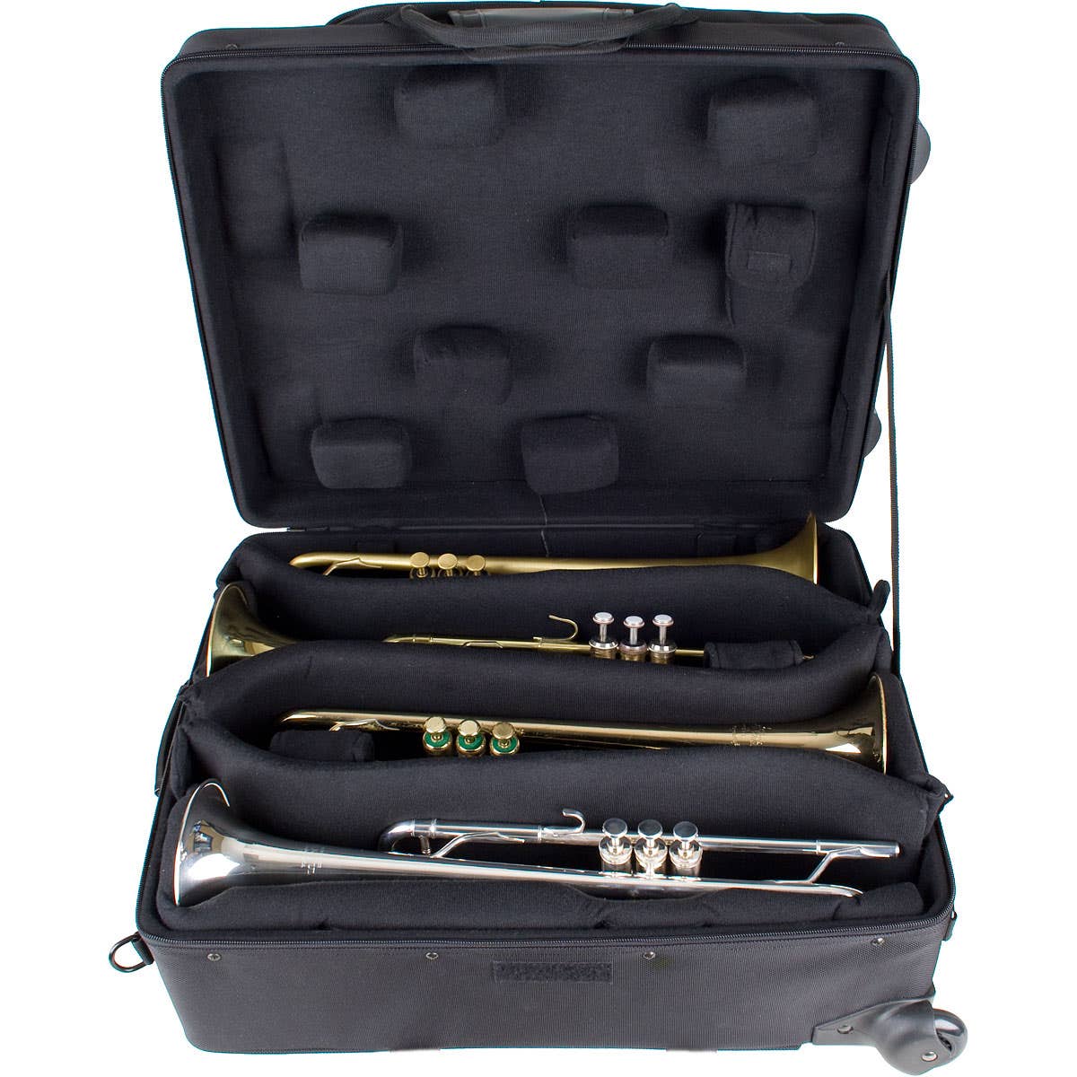 Protec iPac Quad Trumpet Case w/Wheels IP301QWL