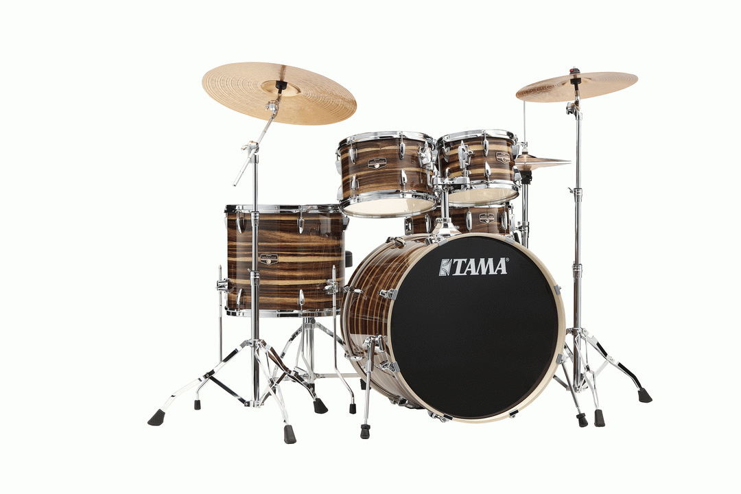 Tama IP52H6W Imperialstar 5pc Drum Kit w/22" Bass Drum - COFFEE TEAK WRAP