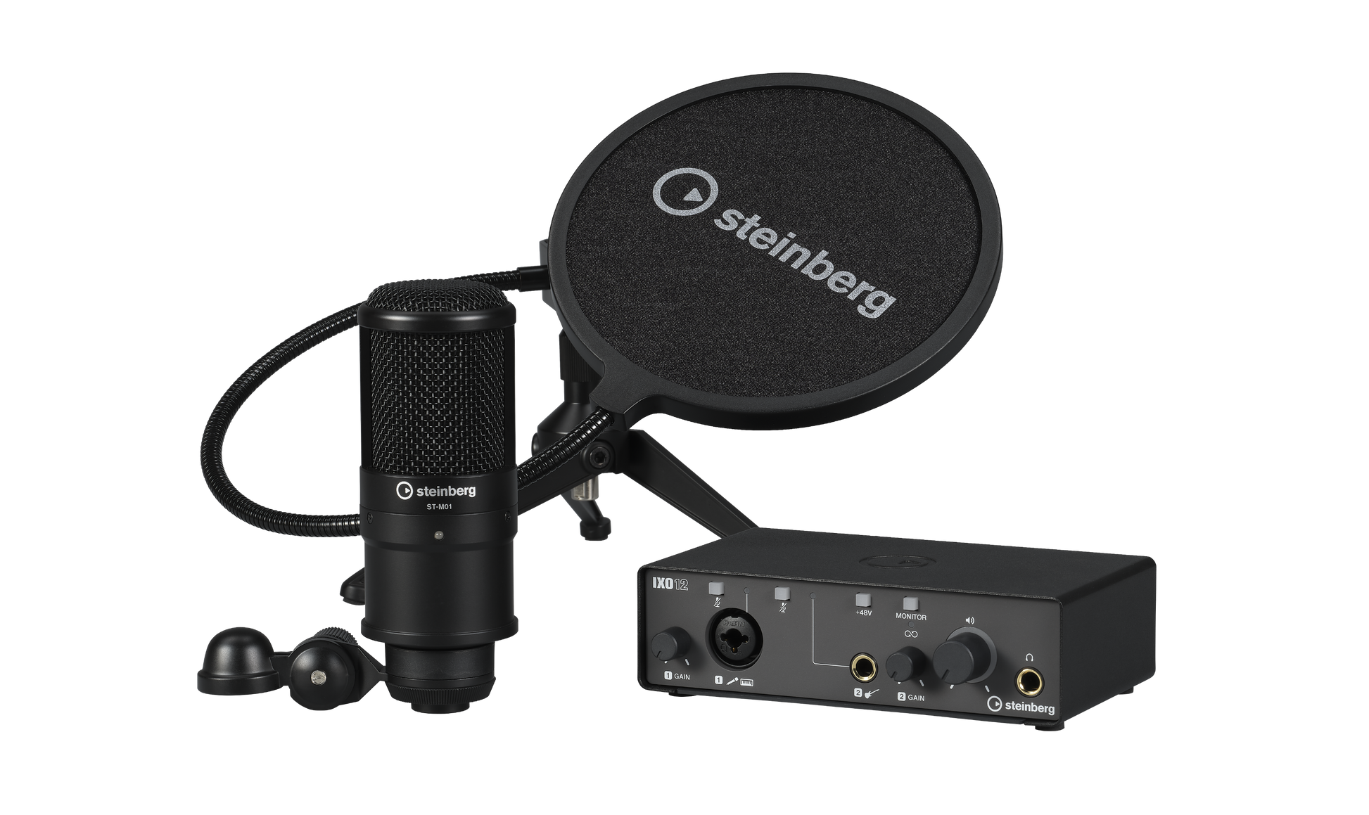 Steinberg IXO12PSPACK Audio Interface Podcast Pack