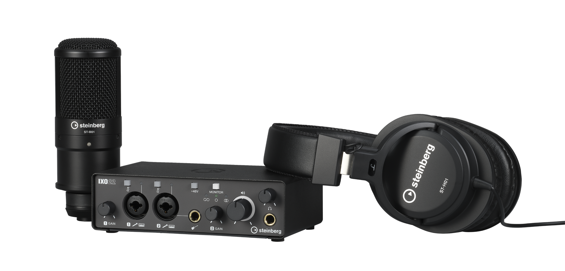 Steinberg IXO22RECPACK Audio Interface Recording Pack