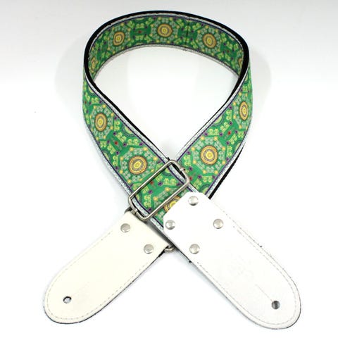 DSL 2" Jacquard Guitar Strap - Sal Green