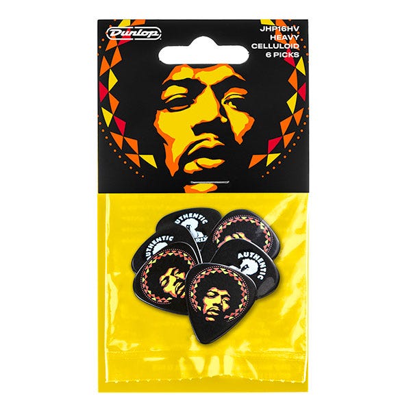 Dunlop Hendrix 69 Psych Series Pick Players Pack - Aura Mandala (JHP16HV)
